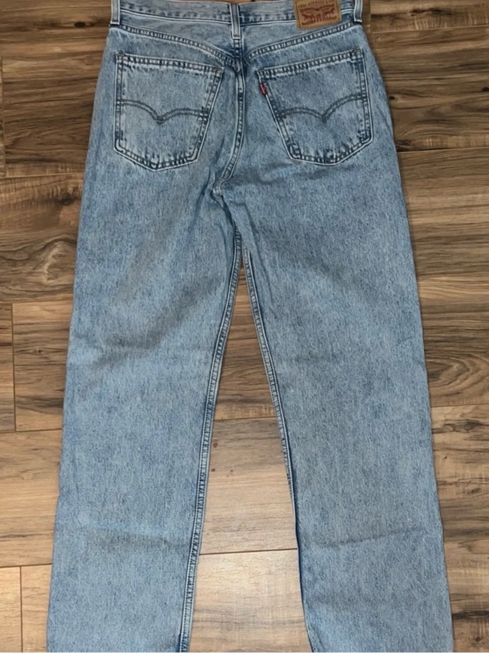 Levi's Light Blue Women's Straight-Leg Jeans - Picture 3 of 4